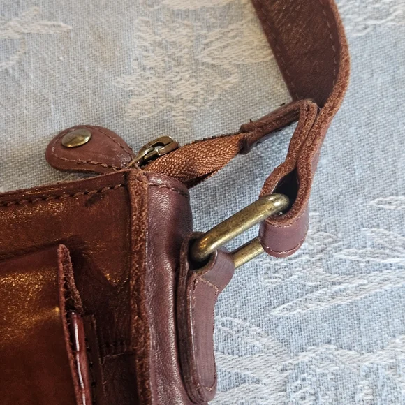 ASHWOOD HERITAGE Crossbody Bag Red Leather Woven England UK Purse Handbag Boho - Picture 14 of 16